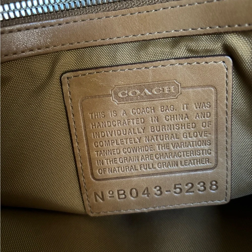 NWOT Coach Leather Men's Briefcase